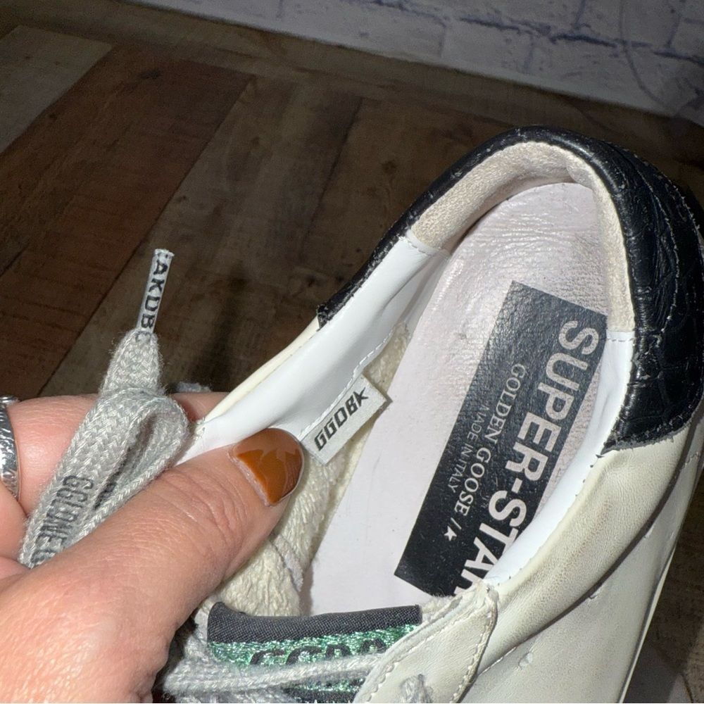 Golden goose “make it happen” sneakers green tongue - Picture 9 of 15